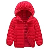 VICVIK Boys and Girl Fashion Colorful Down feather Jacket Coat Kid Winter Clothes