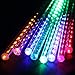 AGPtek Waterproof Meteor Shower Rain Lights String, 50cm 240 LED, RGB Multi-Color, 8 Tubes