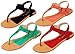 starbay New Brand Women's T-Strap Gladiator Flats Sandals