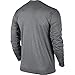 Nike DF Tee 2.0 Long Sleeve Training Shirt Carbon Heather | Black XL