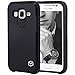 Core Prime Case, MP-MALL [Dual Layer] [Shockproof] Armor Hybrid Defender Anti-Drop Rugged Premium Protective Case Cover Fit For Samsung Galaxy Core Prime (Black)