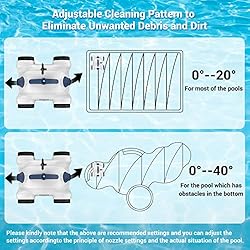 Robotic Pool Cleaner, Wired Automatic Pool