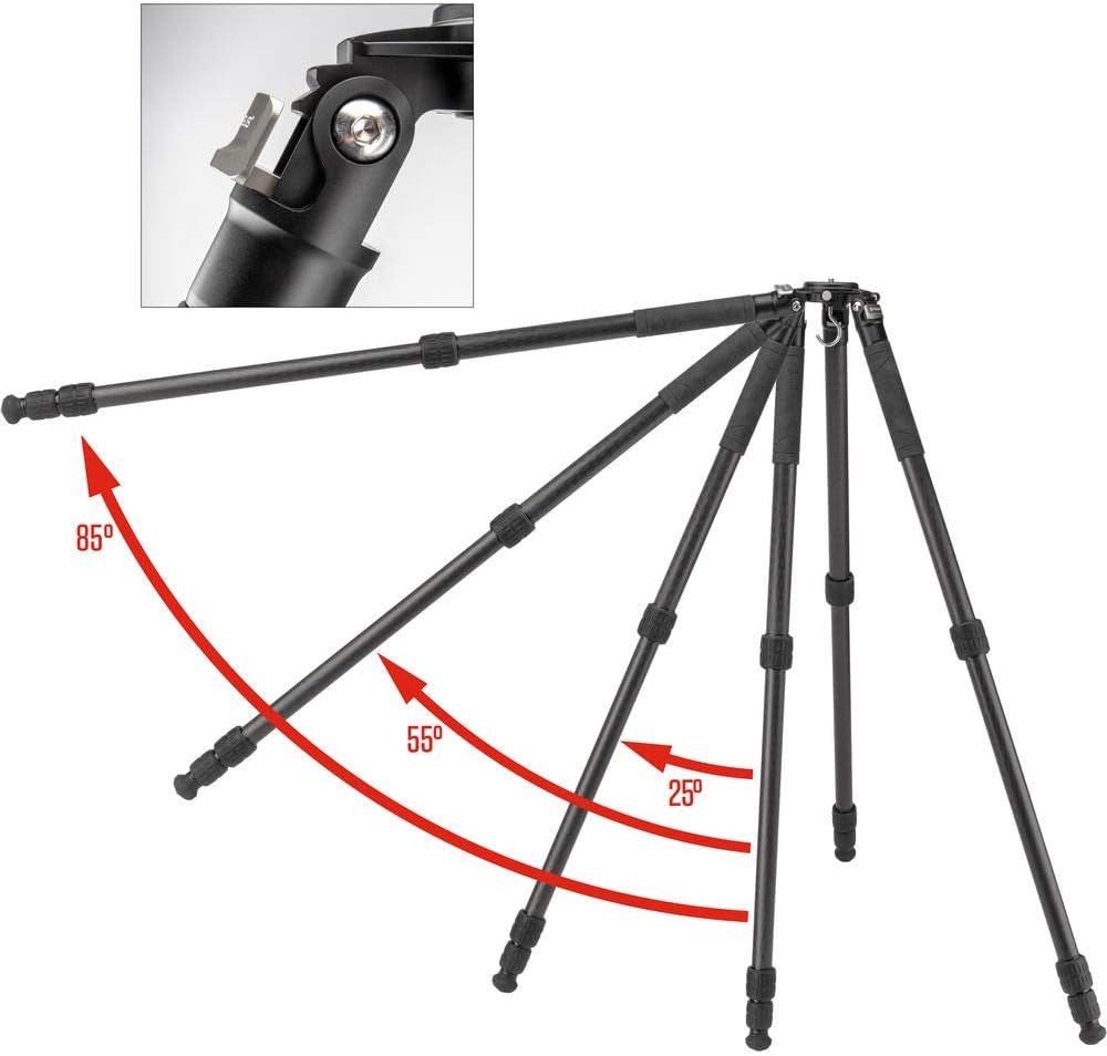 Robus RC-5570 Vantage Series 3 Carbon Fiber Tripod : Camera & Photo