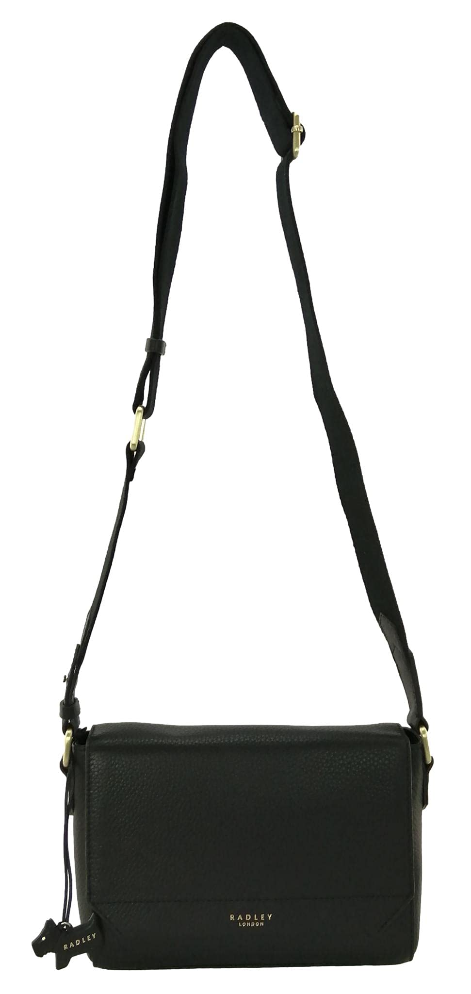 RADLEY Black Leather Gresham Street Cross Body Bag