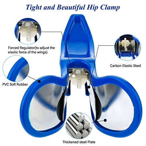Litthing Super Kegel Exerciser, Blue Pelvic Floor Muscle and Inner Thigh Exerciser with Exercise Band, Hips Muscle Trainer Correction Beautiful Buttocks Bladder Control Device for Women - Thumbnail 3