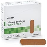 McKesson Performance Bandage Adhesive Fabric Strip, 100 Count