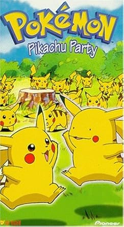 Amazoncom Pokemon Pikachu Party Vol 12 Vhs Unshô