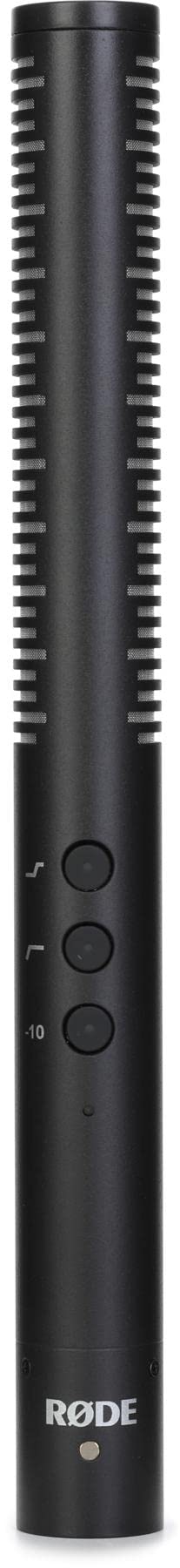 RØDE NTG4 Versatile Supercardioid Condenser Shotgun Microphone with Switchable High-frequency Boost, High-pass Filter and Pad for Location Recording, Foley and Voice Overs