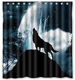 Custom Polyester Fabric Waterproof Bathroom Shower Curtain 66