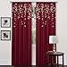 Lush Decor C01240Q12 Flower Drops Curtain Panel for Living Room, Bedroom, Dining Room (Single), 84