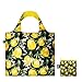 LOQI Juicy Lemons Reusable Shopping Bag, Yellow