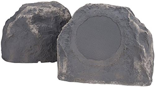 TIC Corporation TFS5SL 2-Way Outdoor Rock Water Proof Speakers in Slate (Pack of 2)