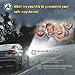 AUSI H11/H8/H9 Low Beam 9005/HB3 High Beam LED Headlight Bulbs Combo Package Kit with Fan CSP Chips 6000K Xenon white IP65 - (4 Pack)