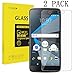 [2 Pack] BlackBerry DTEK 50 Glass Screen Protector, Vinve 9H Hardness Tempered Glass Screen Protector 2.5D Round Edge for BlackBerry Neon DTEK50 (Ultra Clear)