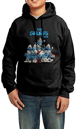 Unisex Smurfs Youth Hooded Pullover Sweatshirt