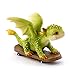 Top Collection Rex The Green Dragon - Mini Collectible Fantasy Figurine (The Skateboarder)
