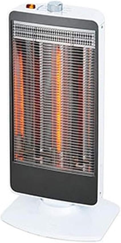 Amazon ユアサ 首振りカーボン シーズヒーター 10w 3段階パワー切替 ホワイト Ykt Scs12y W ユアサプライムス 電気ストーブ 通販