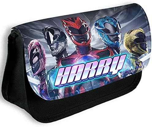 Personalised Pencil Case Any Name Power Rangers Bag School Kids Stationary 1