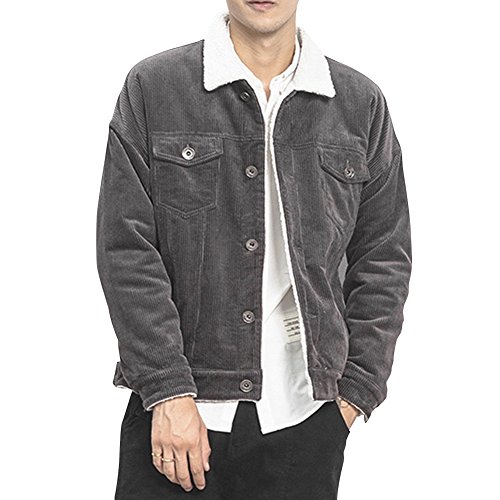 corduroy jacket grey