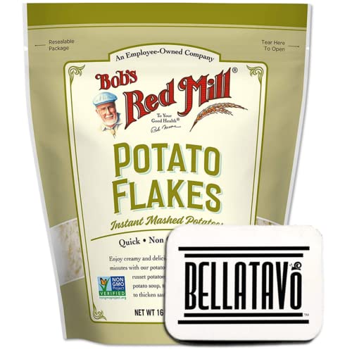Creamy Potato Flakes Bundle. Includes One16 oz Resealable Bag of Bobs