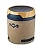 House of Marley, Chant Bluetooth Portable Wireless Speaker, Splash Resistant Design IPX4, Integrated Mic for Use as Speaker Phone, Rich Sound an Heavy Bass, Carabiner Clip, EM-JA008-NV Navy