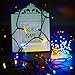 VMANOO Solar Christmas Lights 72ft 22m 200 LED 8 Modes Solar Fairy String Lights for Outdoor, Gardens, Homes, Wedding, Christmas Party, Waterproof (Multi-Color)