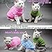 Bro'Bear Cable Knit Turtleneck Sweater for Small Dogs & Cats Knitwear (Blue, X-Large)