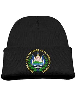 EL Salvador Coat Of Arms Kids Baby Knitted Hat Skull Beanie For Autumn/Winter