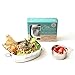 ECOlunchbox Oval & Snack Cup – 2-Piece Stainless Steel Lunch Set, 30 oz Total (24 oz Oval + 7 oz Leak-Proof Cup), Plastic-Free, Dishwasher & Oven Safe