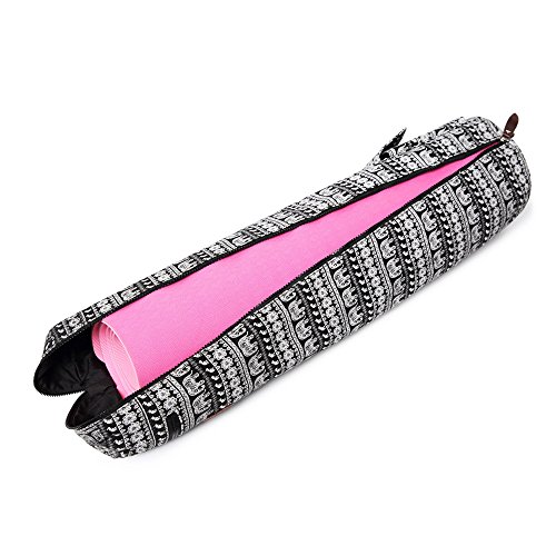 Fremous Yoga Mat Bag and Carriers for Women and Men - Double Storage Pocket - Easy Access Zipper - Adjustable Shoulder Strap and Handle (Elephant) - Thumbnail 5