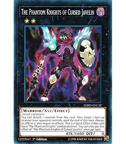 Amazon.com: Yu-Gi-Oh! - Phantom Knights' Fog Blade - LEHD-ENC21 - Common -  1st Edition - Legendary Hero Decks