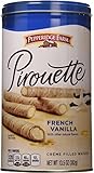 Pepperidge Farm Cr&egrave;me Filled Pirouette Rolled Wafers, French Vanilla, 13.5-ounce can