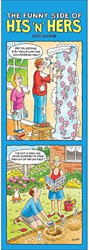 Funny Side of His n Hers Slim Planner Calendar 2020 Calendar – Wall Calendar