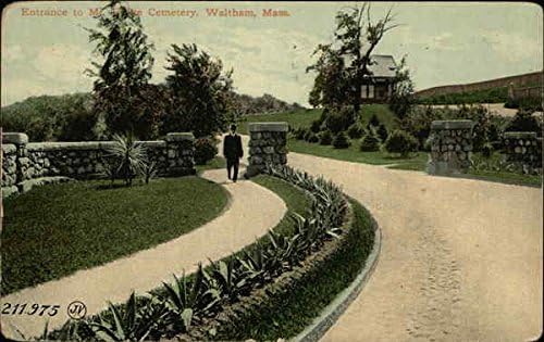 Entrance To Mount Feake Cemetery Waltham Massachusetts Ma