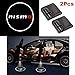 2X Nismo Car Door Welcome LED Lights Courtesy Projector Ghost Shadow Sticker Fit For Your Vehicle Look Nicer