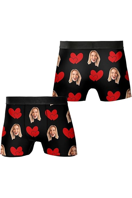 Calzoncillos Navidad Calzoncillos Bóxer Personalizados Con Foto
