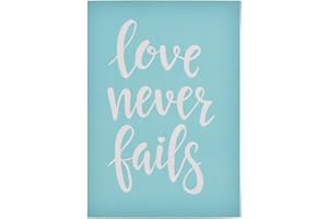 YeulionCraft DIY Self-Adhesive Silk Screen Printing Stencil Letters Pattern Reusable Sign Stencils for Painting on Wood Making DIY Decoration, love never