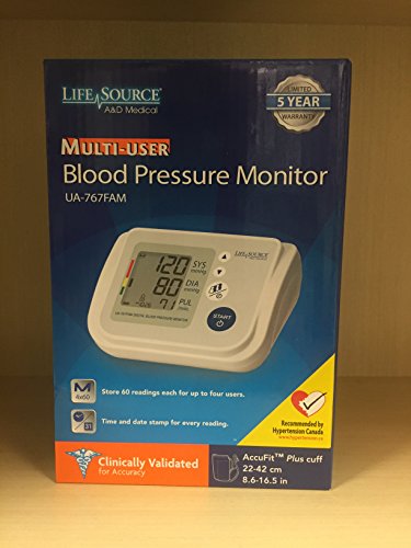 Lifesource - Ua-767 Plus One Step Plus Memory with Ac Adapter