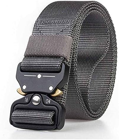 tombert Military Tactical Belt, Wide 1.5", Quick-Release Buckle Nylon Belt, Heavy Duty Waist Belt