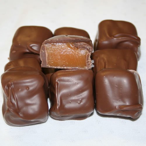 brand name chocolate covered caramel