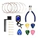Acoustic Guitar Tools Set NASUM Guitar Accessories Kit Including Tuner,Guitar Strings,String Winder,String Cutter,Picks and Pick Holder,Guitar Bridge Pins,A Must Have for Beginners