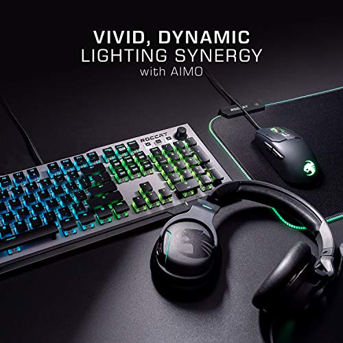 Roccat Vulcan 100 Aimo Rgb Mechanical Gaming Keyboard Brown Switches Pricepulse