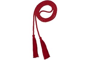 Tassel Depot Graduation Honor Cord - RED - Every School Color Available - Made in USA