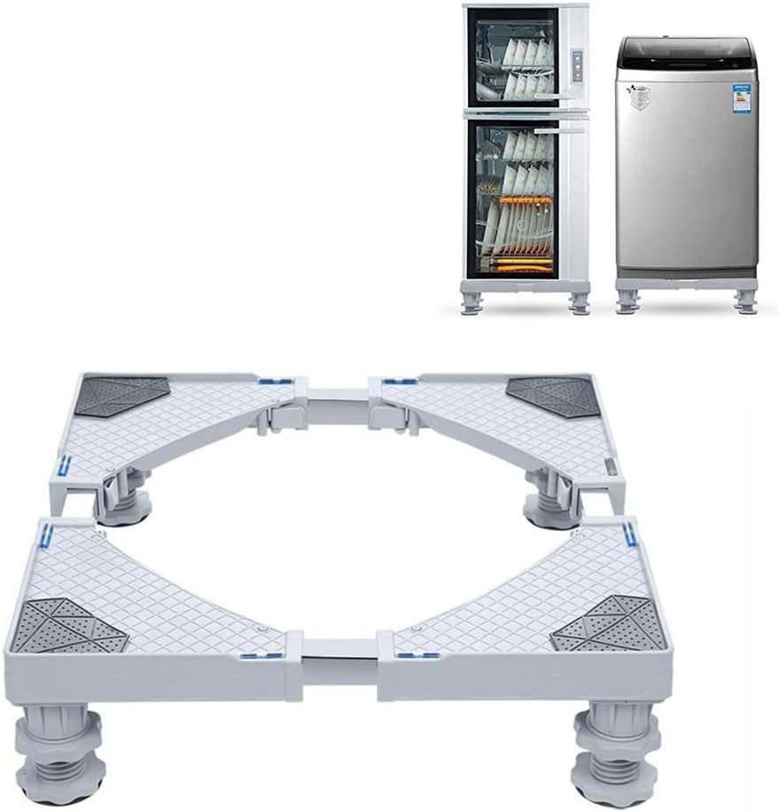 Mini Fridge Stand， MultiFunctional Adjustable Movable Base