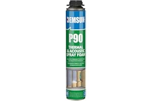 Demsun P90 Thermal & Acoustic Polyurethane Spray Foam – Closed Cell Insulation for Walls, Attics, Basements – High R-Value, S