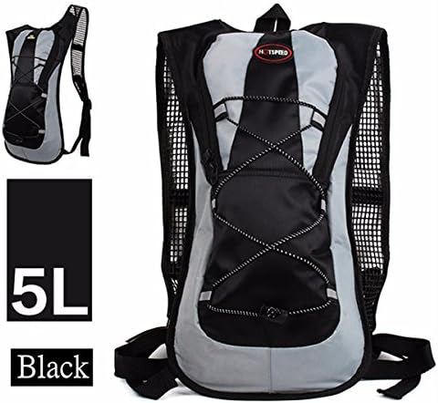 IPRee 5L Running Hydration Backpack Rucksack 2L Straw Water Bladder Bag For Hiking Climbing