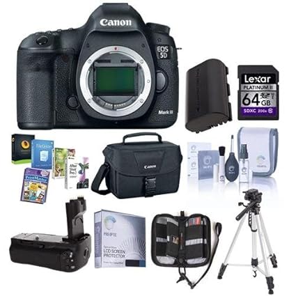 Canon EOS-5D Mark III cámara réflex digital Bundle. Estados Unidos ...