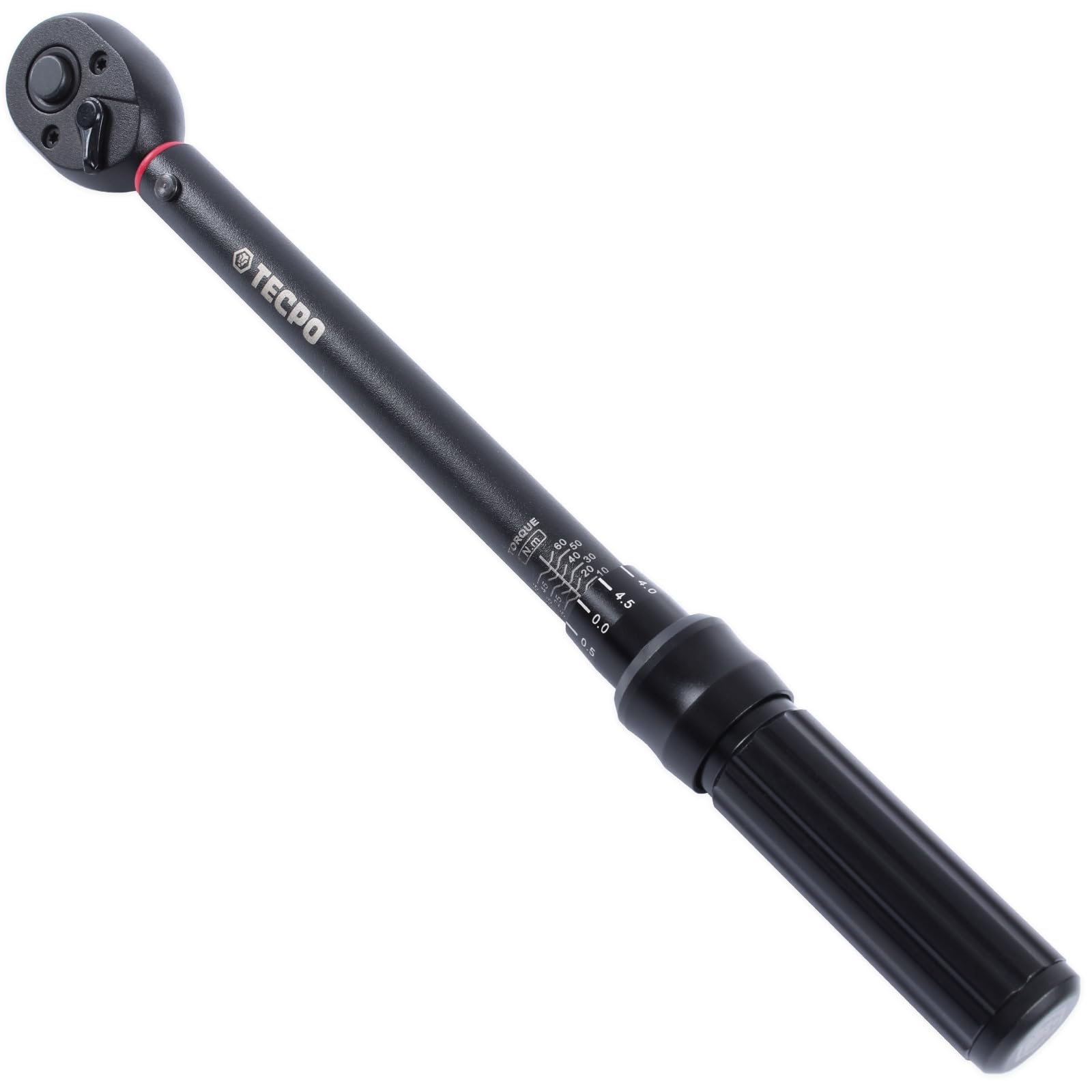 TECPO Drehmomentschlüssel 3/8" 10-60Nm Werkzeug + Ratsche 2