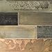 Aspect Peel & Stick Distressed Metal Panel (6X6 Inch Sample, Aged Copper)