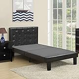 Spring Sleep Solid Wood Bunkie Board Mattress/Bed Support, Fits Standard, Full Size, 74x53x1.5, Grey